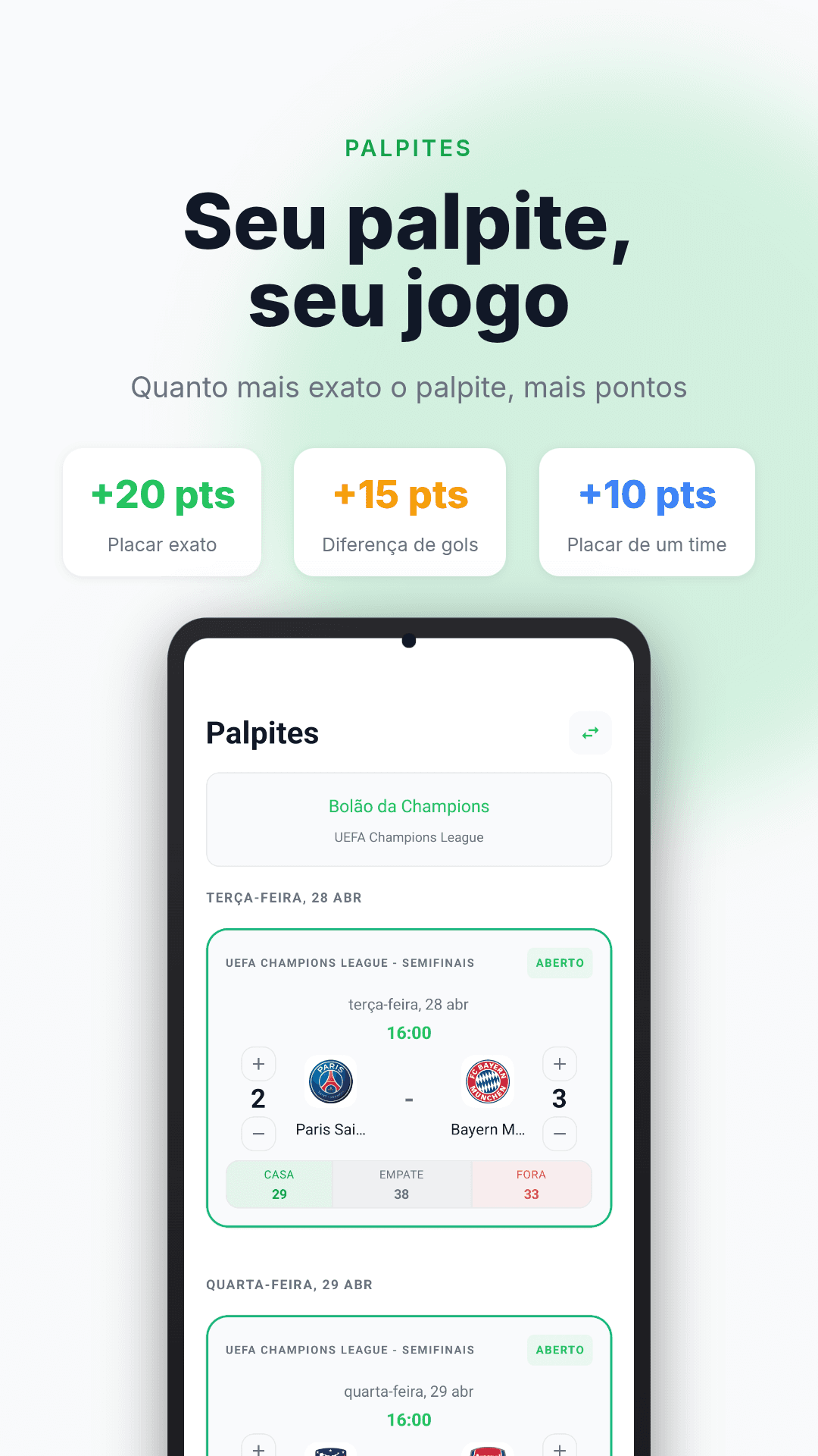 Scorik — Dê seus palpites