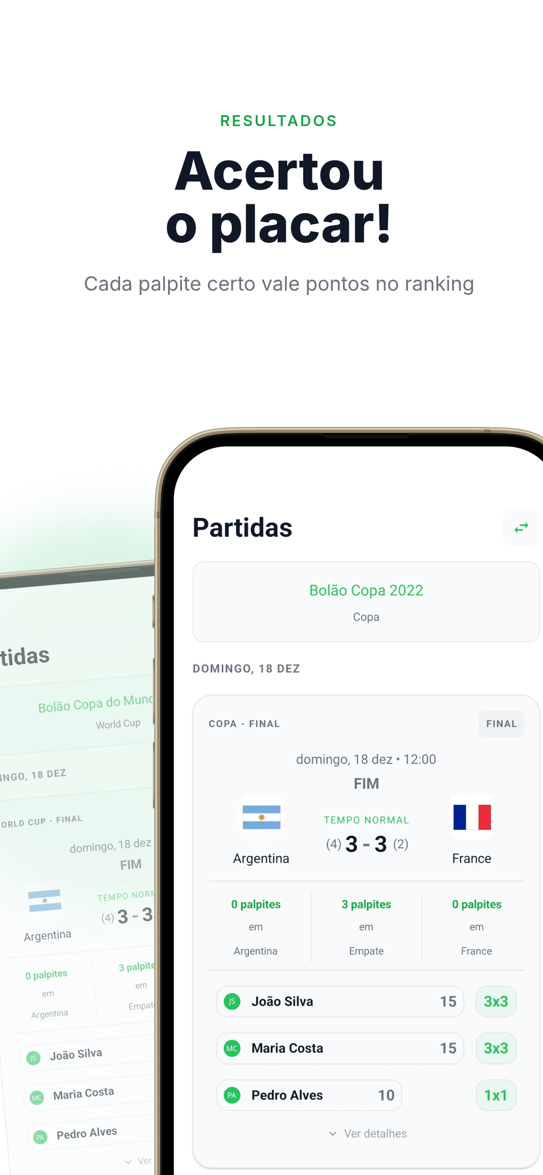 Scorik Resultados das partidas